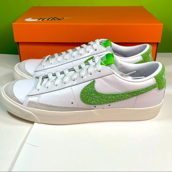 Nike Shoes Nike Blazer Low 77 Vintage White With Turf Highlights Men Size 5 Sneakers Poshmark